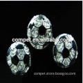 10MM football with stone slide charms stone changeable